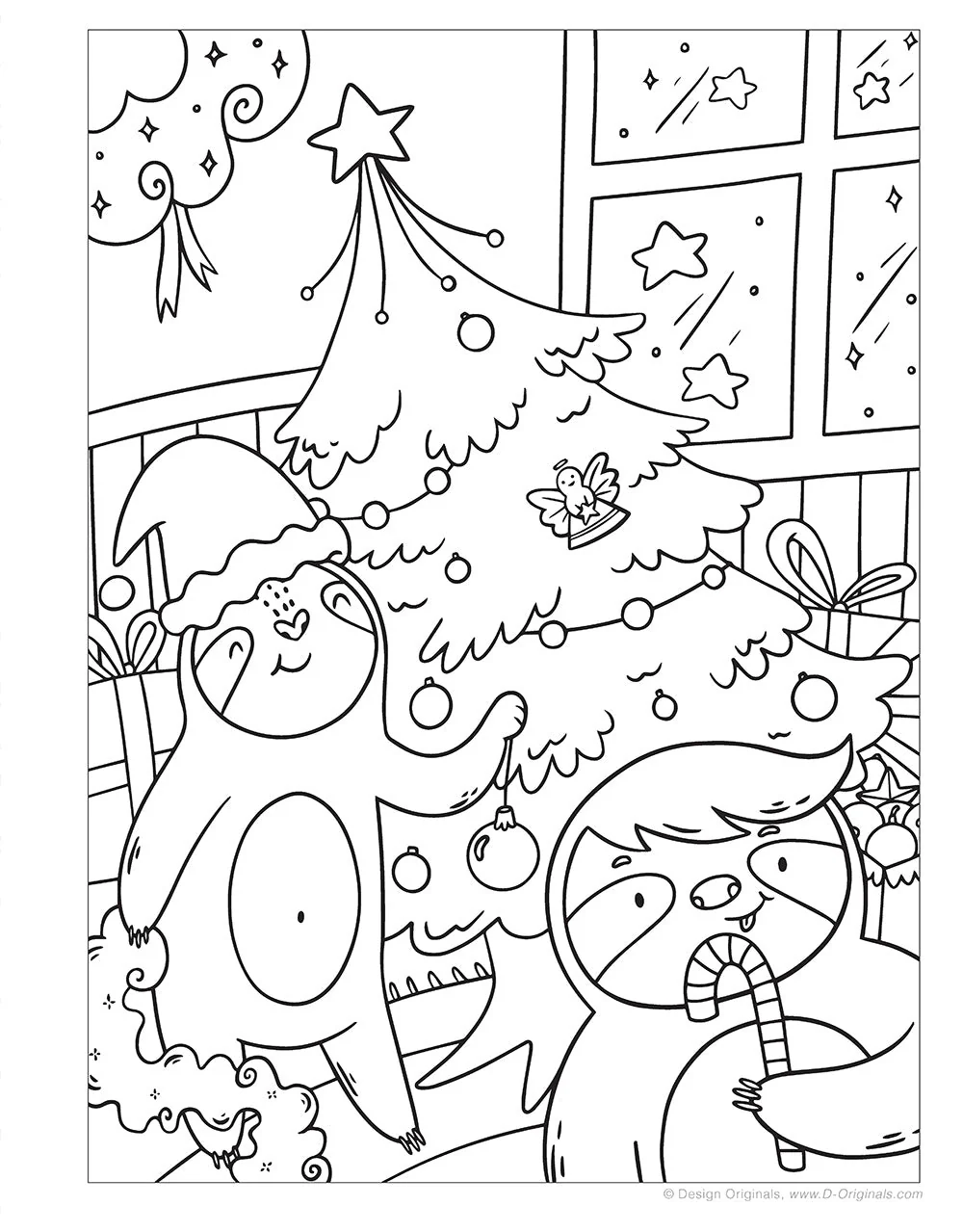 Sloths Coloring Book - Image 5