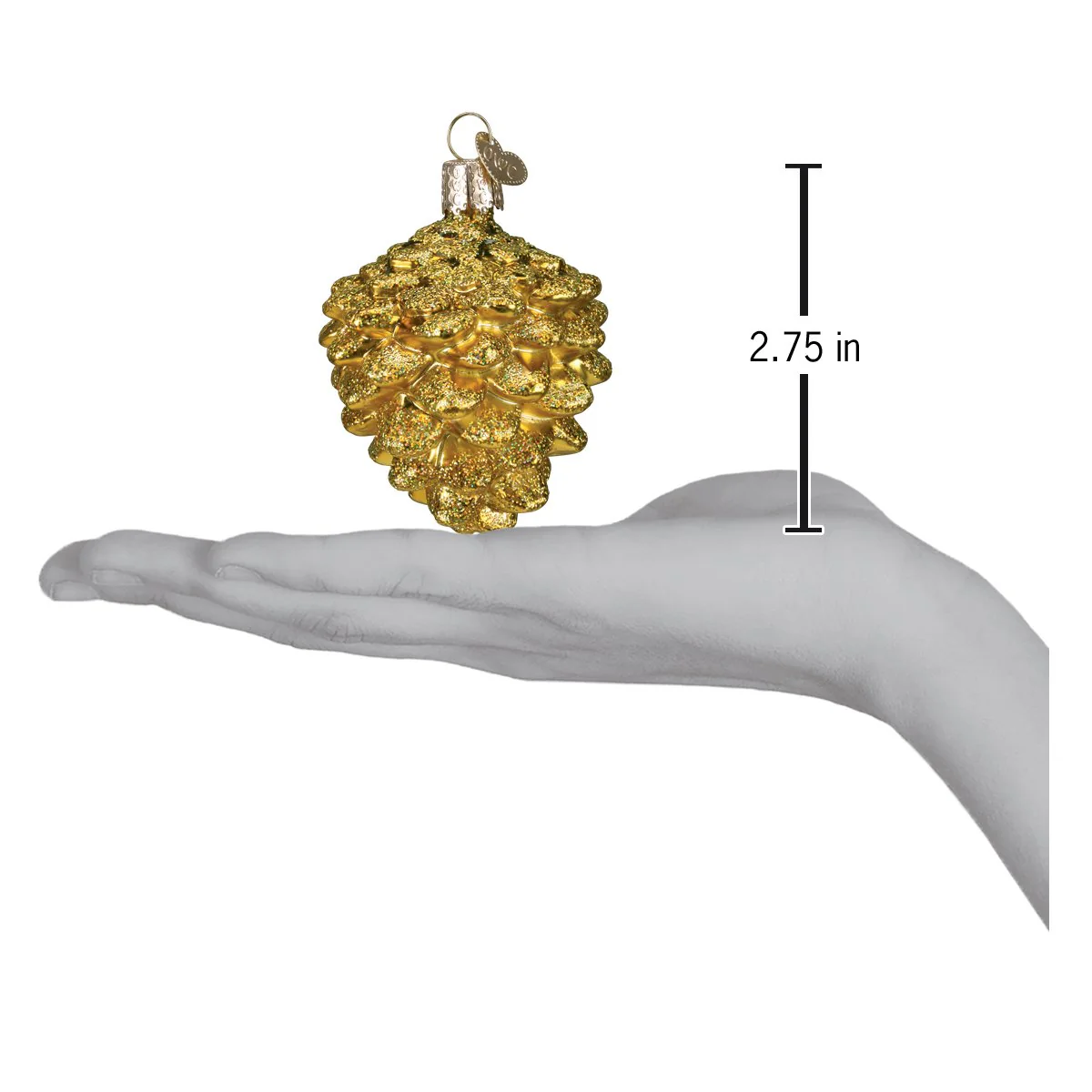 Small Gold Pine Cone - Image 4