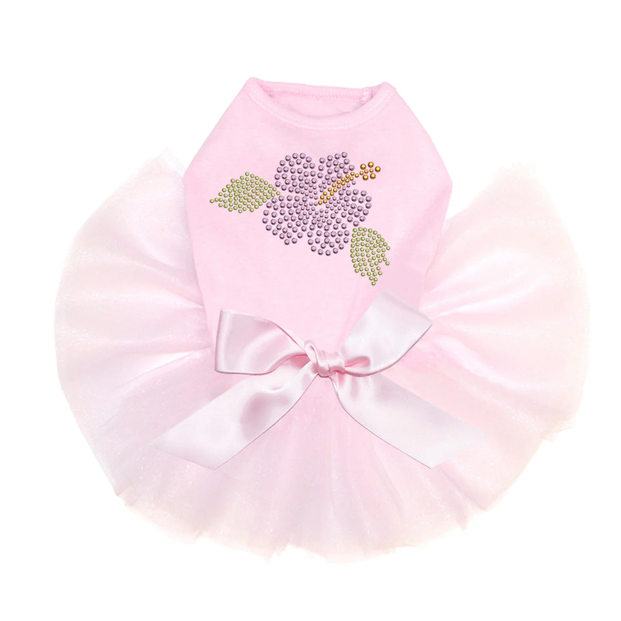 Small Light Pink Hibiscus - Custom Tutu - Image 2