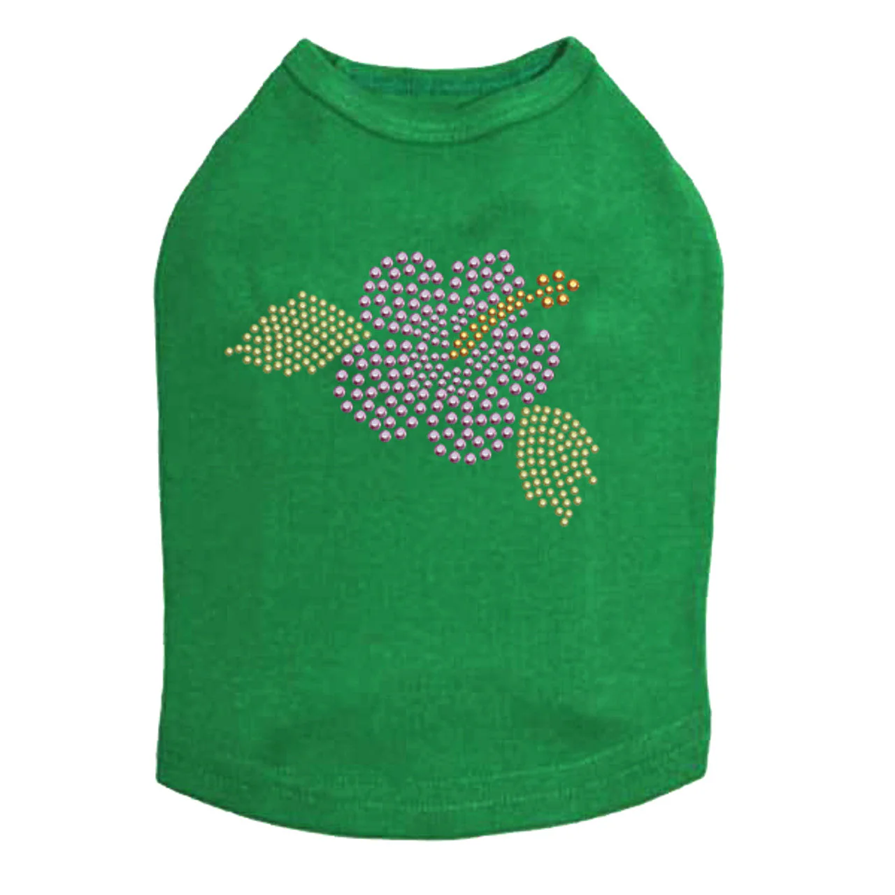 Small Light Pink Hibiscus - Dog Tank - Image 10