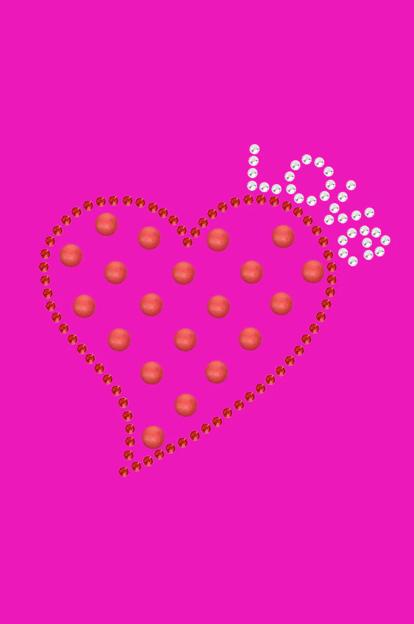 Small Love Polka Dot Heart - Bandanna - Image 11