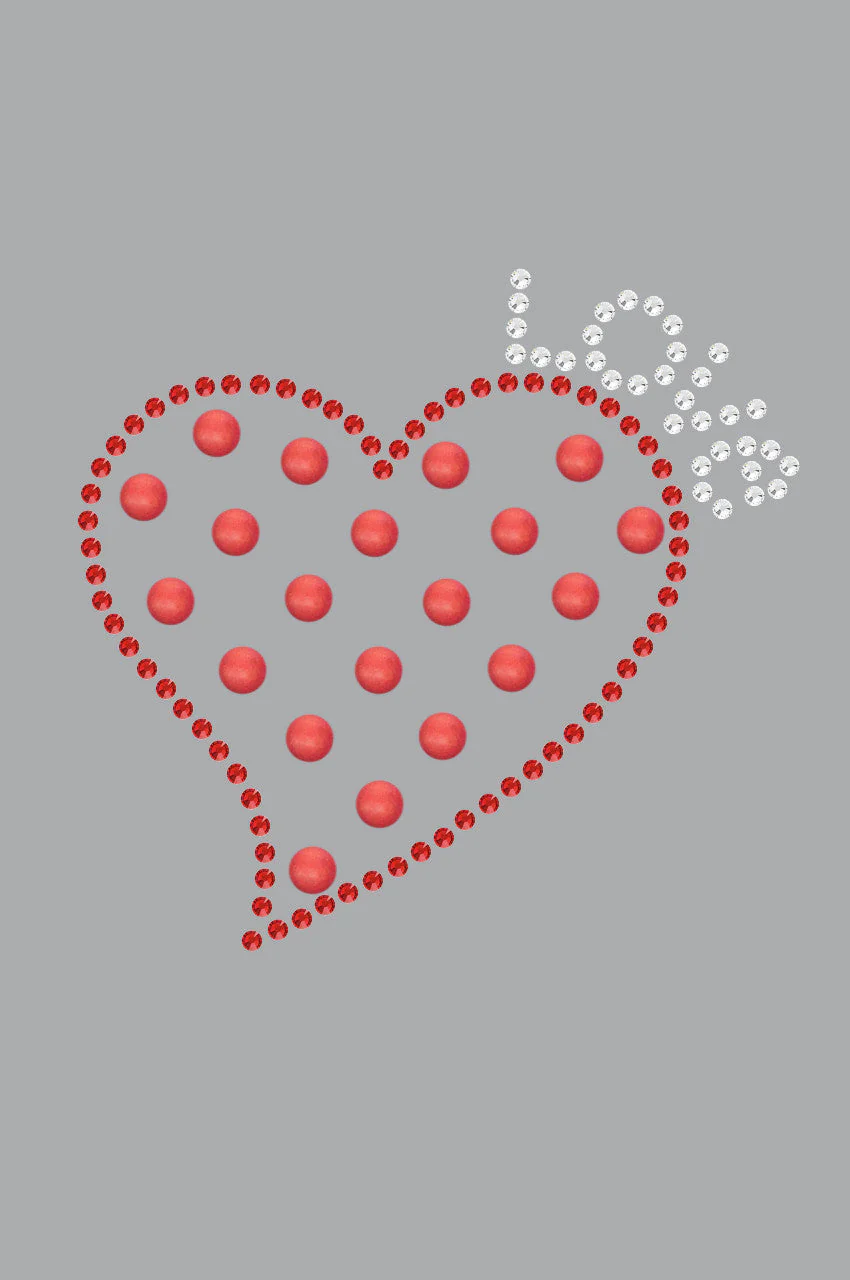Small Love Polka Dot Heart - Bandanna - Image 17