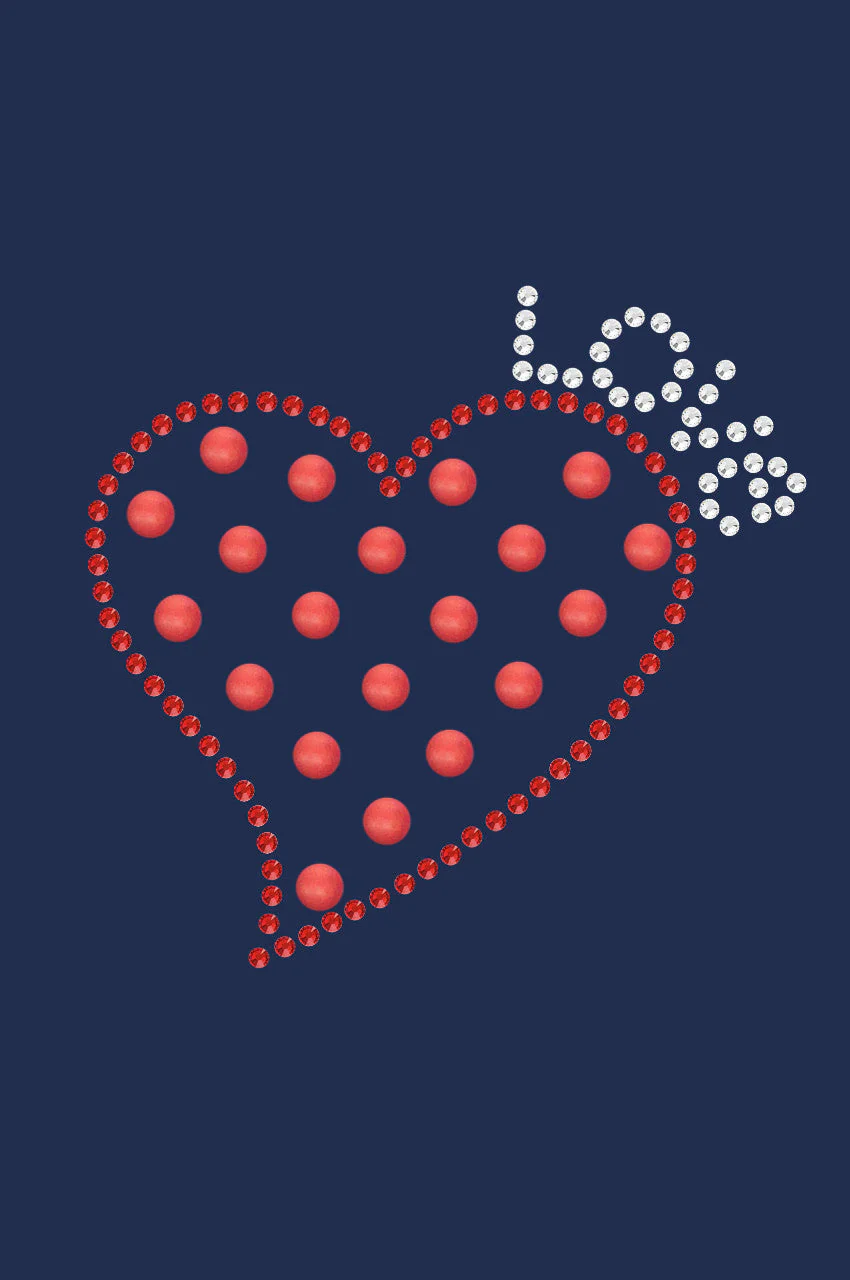 Small Love Polka Dot Heart - Bandanna - Image 6