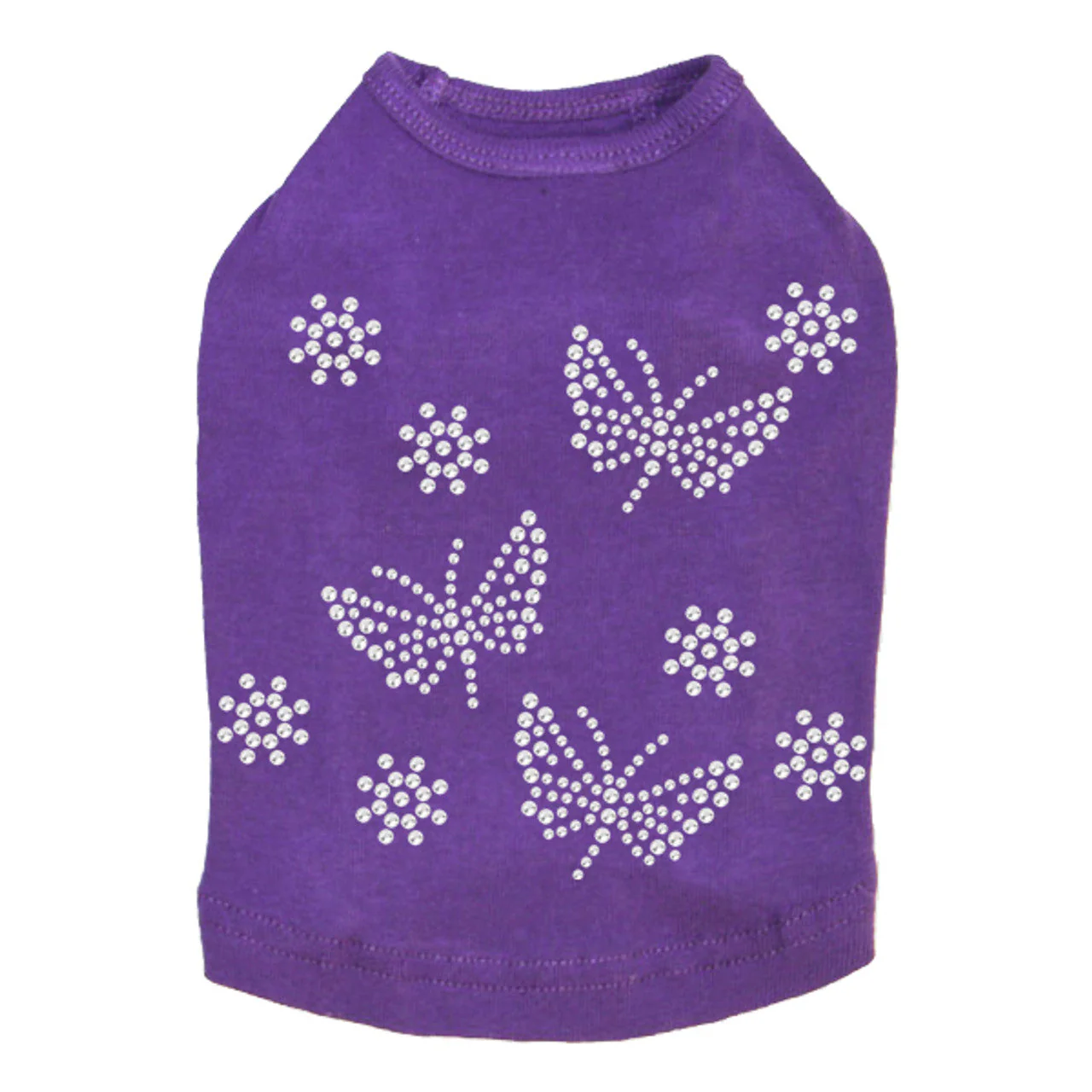 Small Rhinestone Butterflies - Dog Tank - Image 11