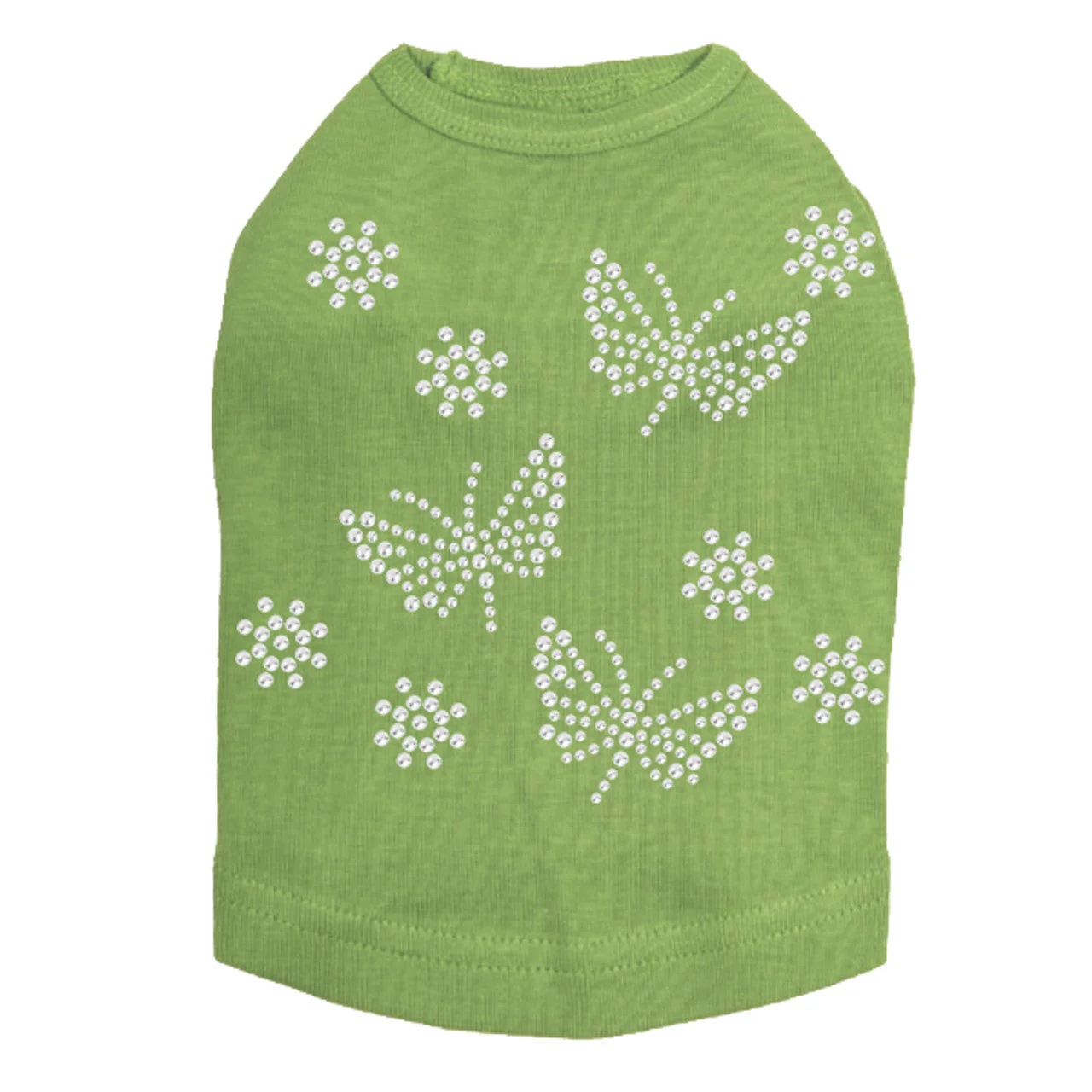 Small Rhinestone Butterflies - Dog Tank - Image 3