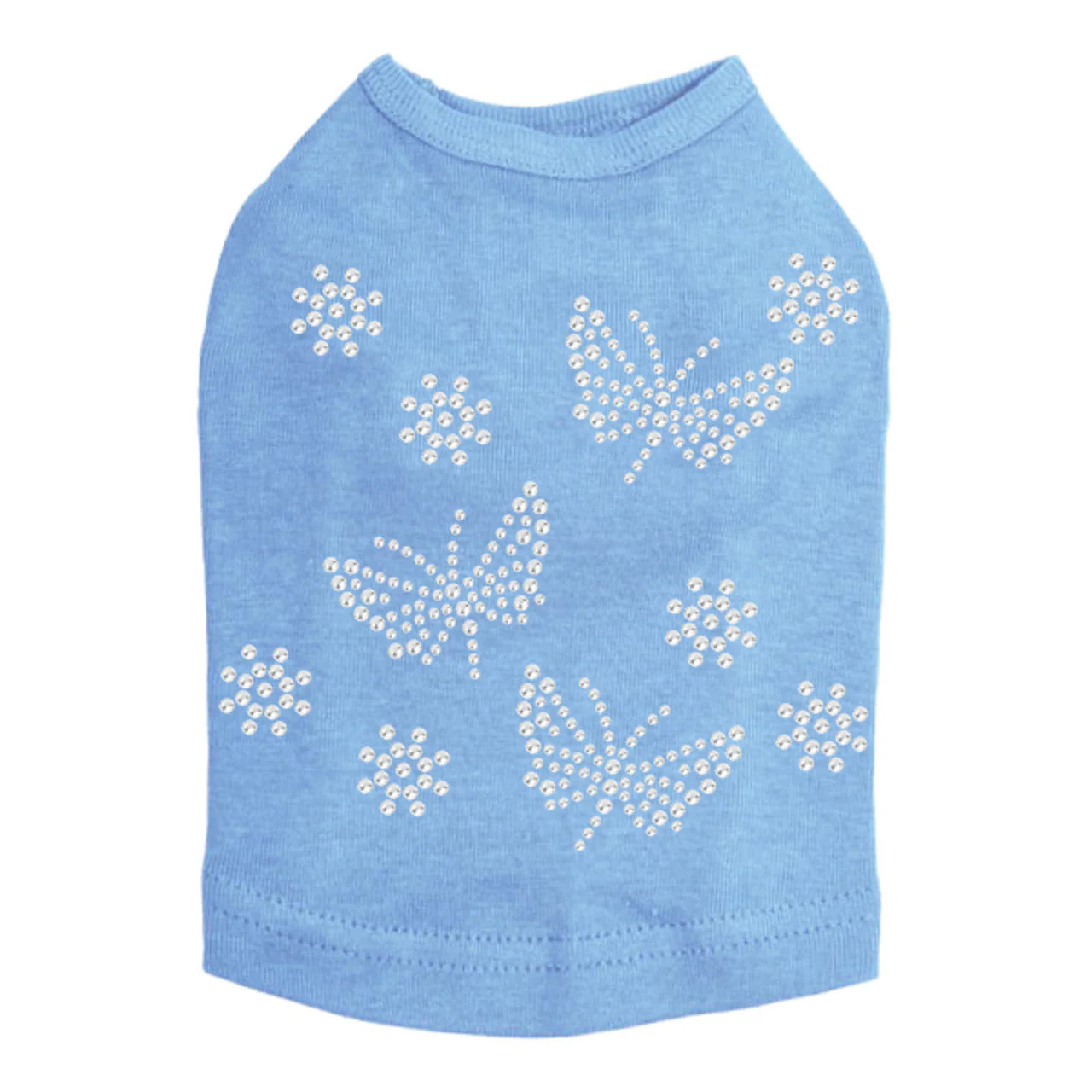 Small Rhinestone Butterflies - Dog Tank - Image 9