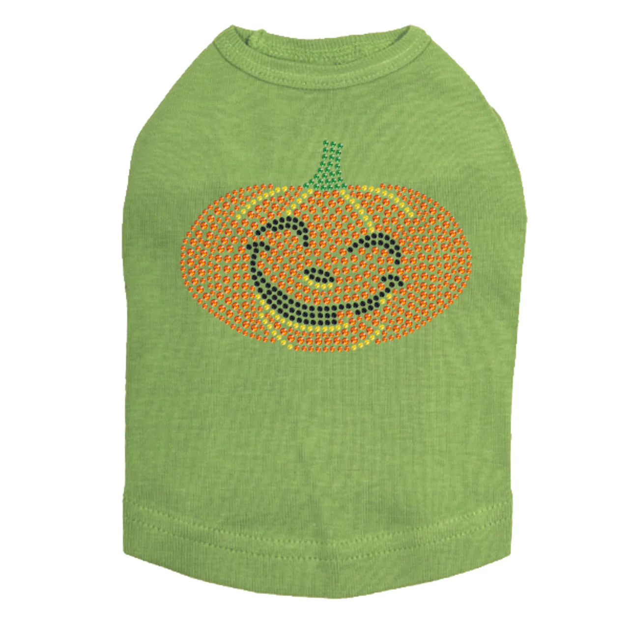 Smiling Jack-o-lantern - Dog Tank - Image 2