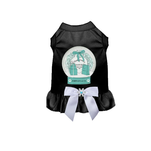 Bark 5th Ave., LLC Cotton Dog Dress - Black