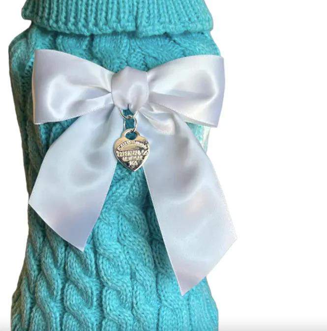 Bark 5th Ave., LLC Premium Dog Sweater - Blue - Image 2