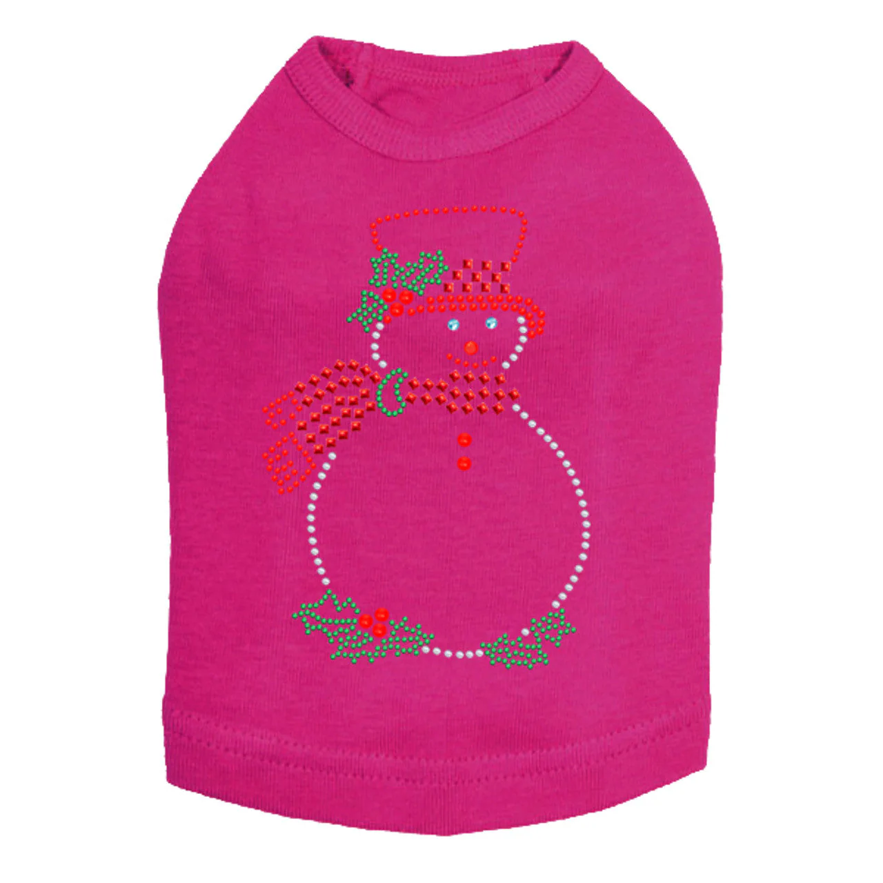 Snowman Outline - Dog Tank - Image 10
