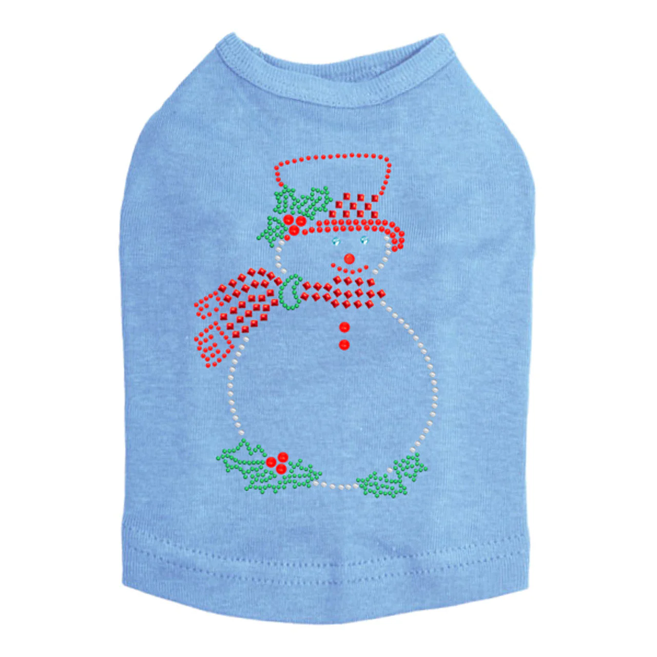 Snowman Outline - Dog Tank - Image 11