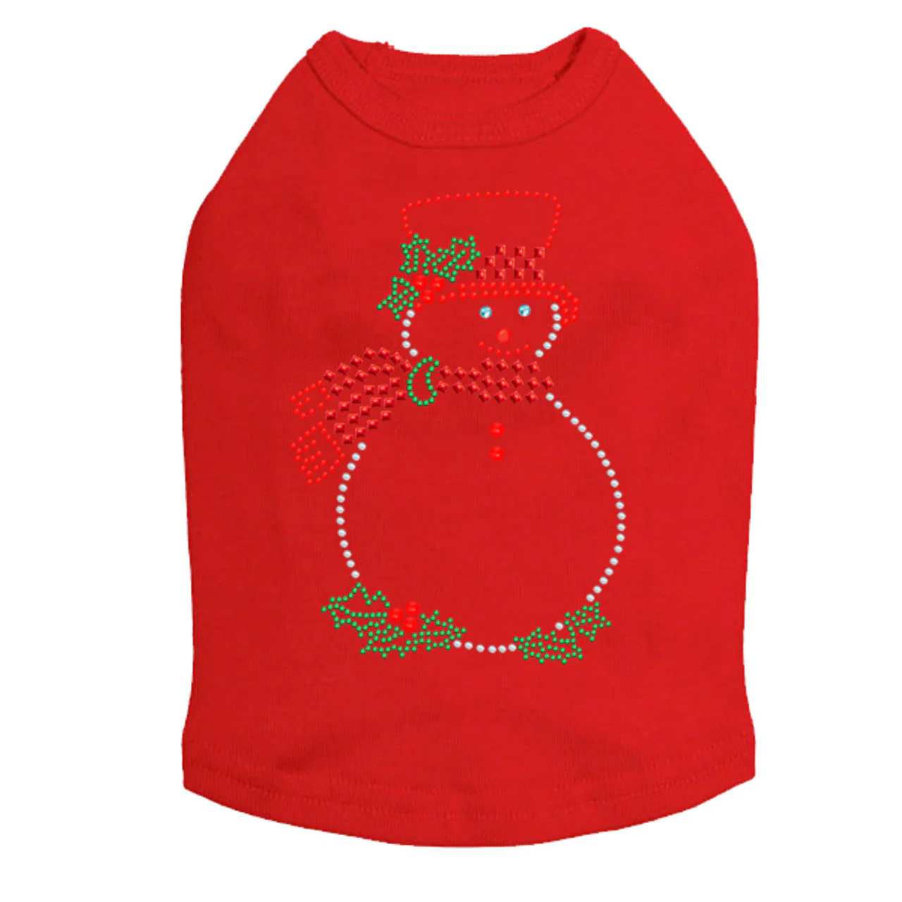 Snowman Outline - Dog Tank - Image 7