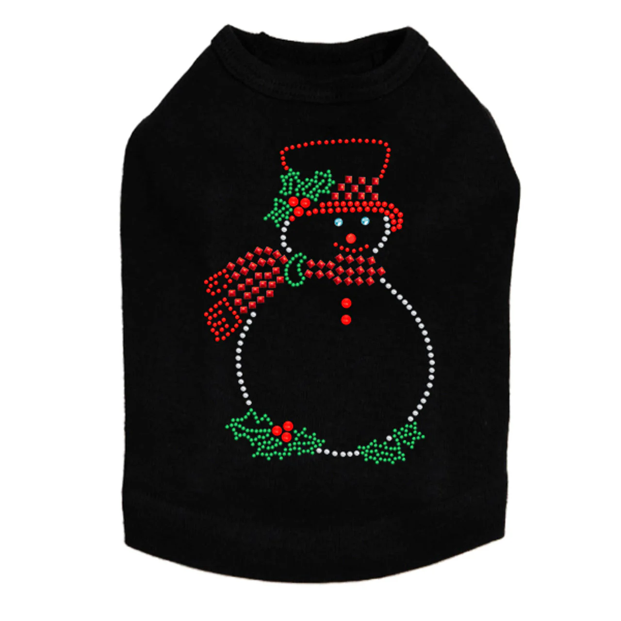 Snowman Outline - Dog Tank - Image 9