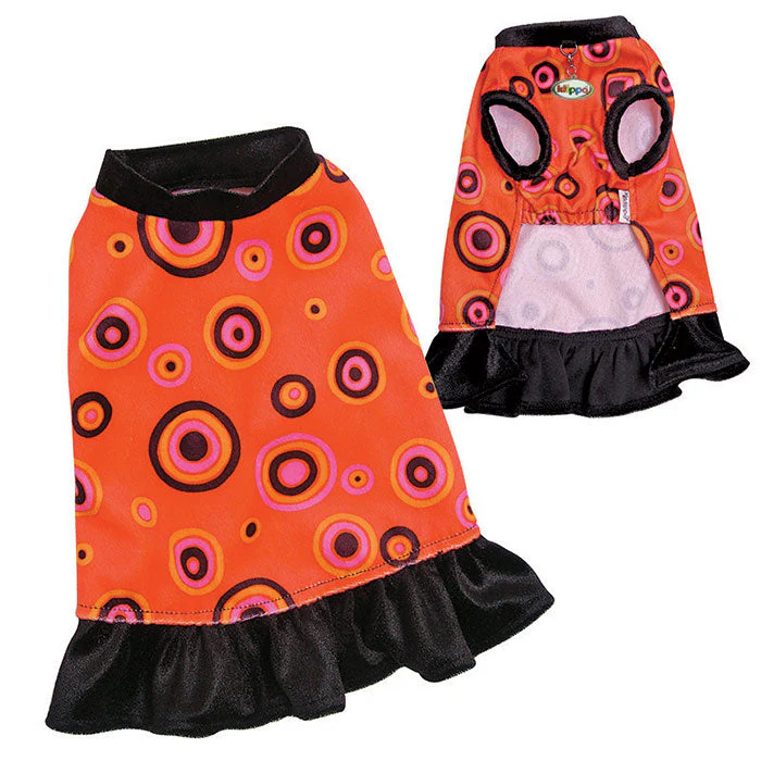 Soft Velour Retro Circles Dress - Image 2