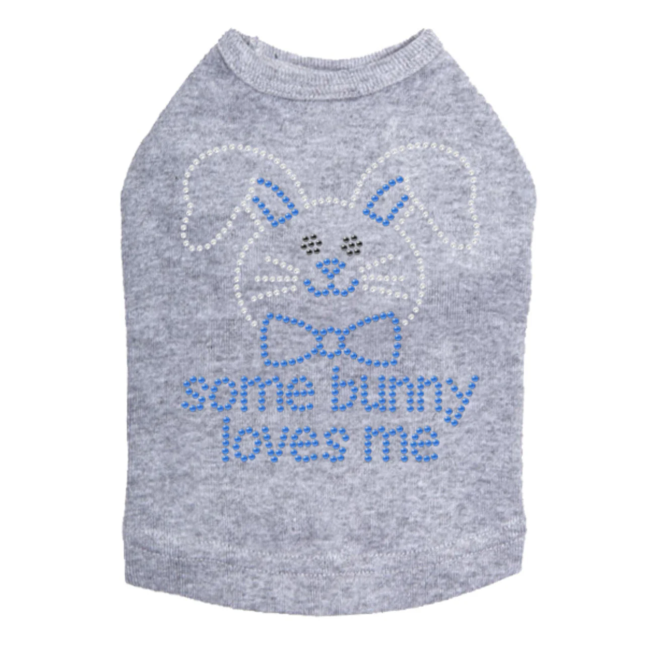 Some Bunny Loves Me (Blue) - Dog Tank - Image 12