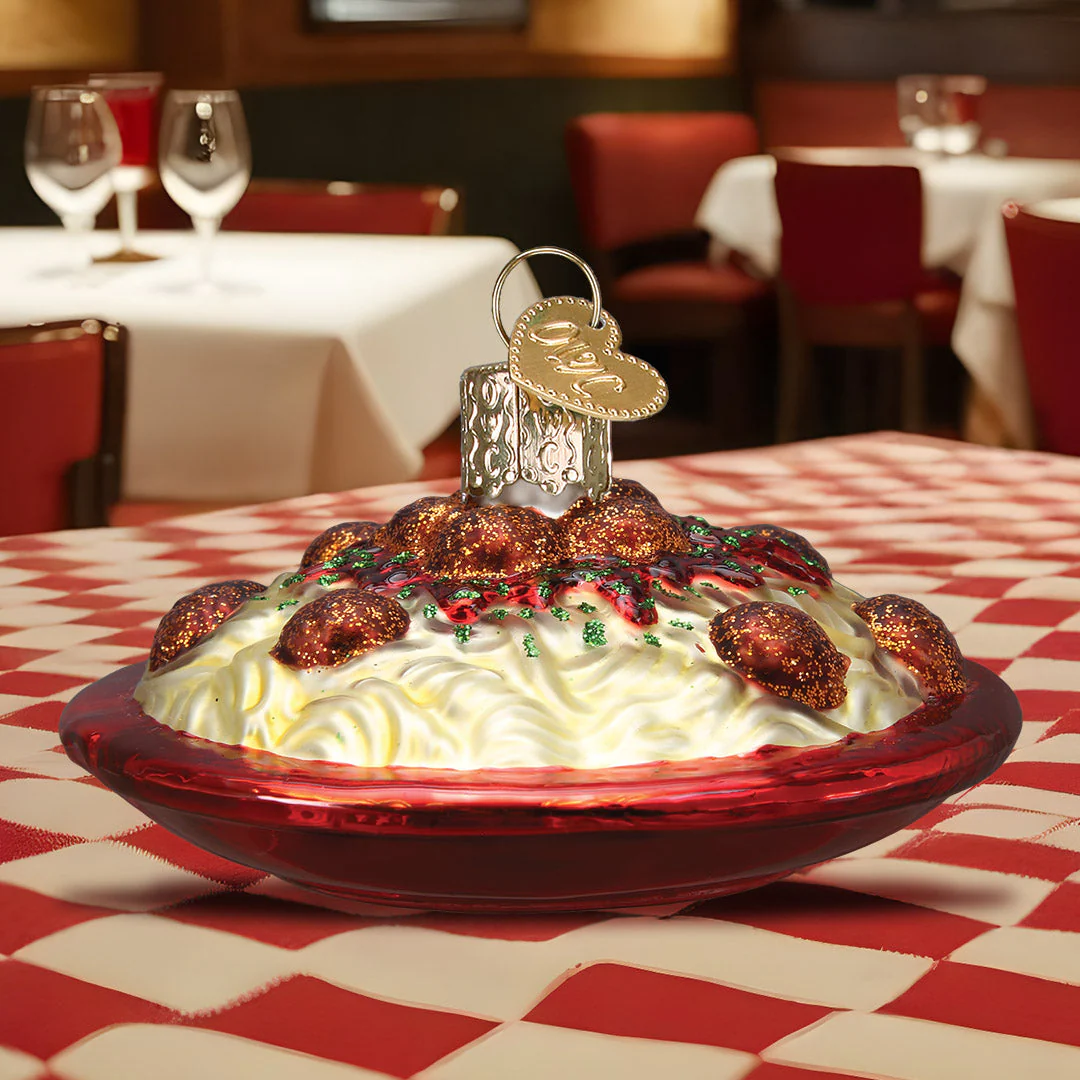Spaghetti  And Meatballs Ornament - Image 6