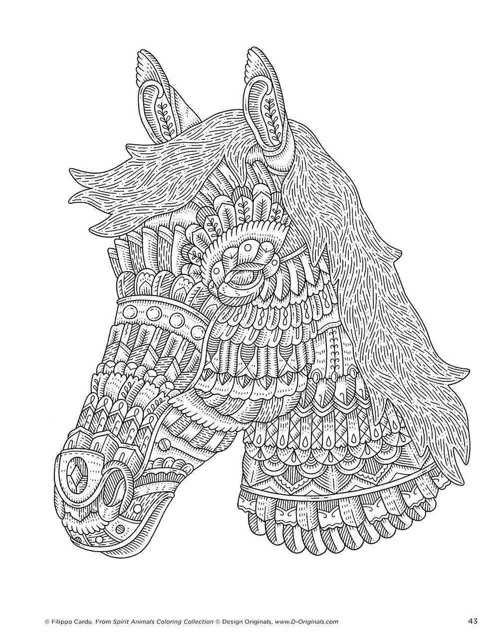 Spirit Animals (Filippo Cardu Coloring Collection) - Image 3