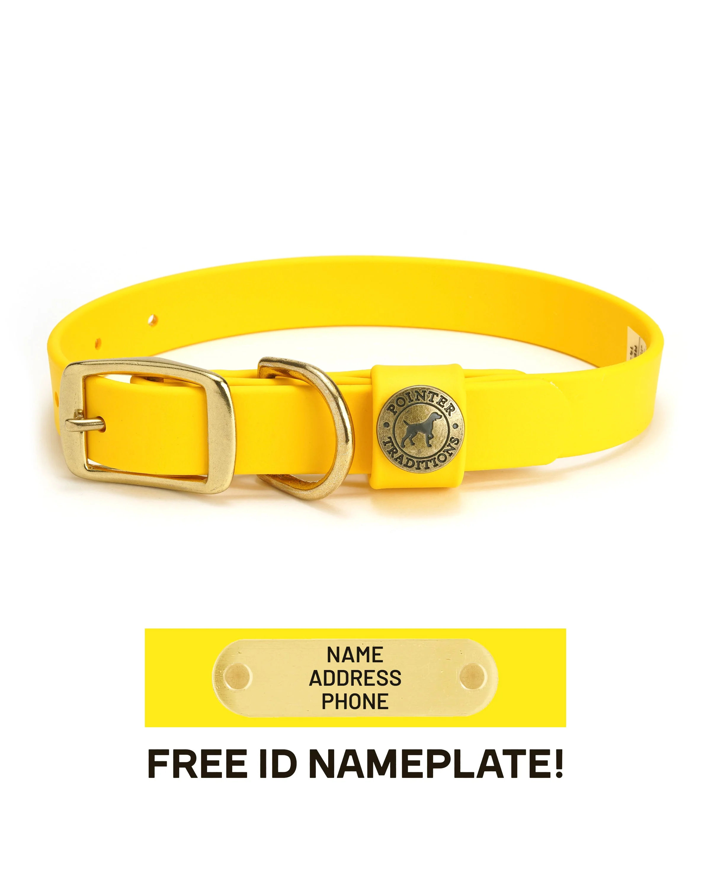 Sporting Dog Collar - Sunglow Yellow