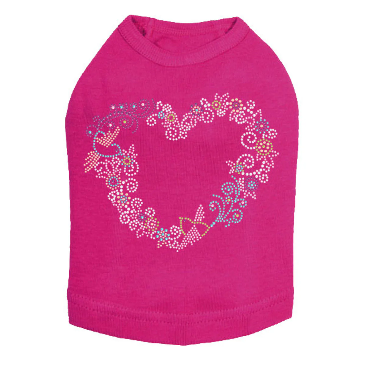 Spring Flower & Bird Heart - Dog Tank - Image 11