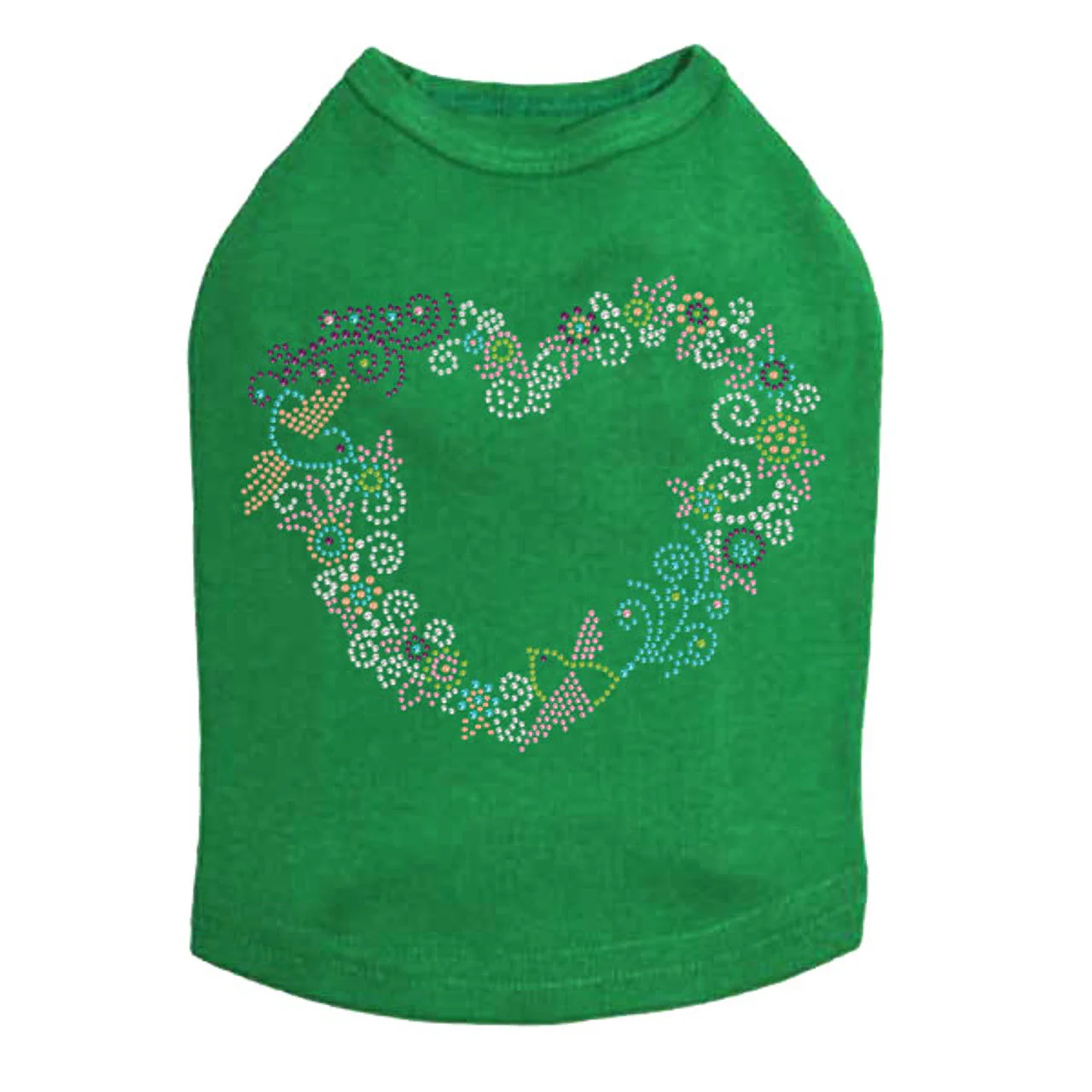 Spring Flower & Bird Heart - Dog Tank - Image 9