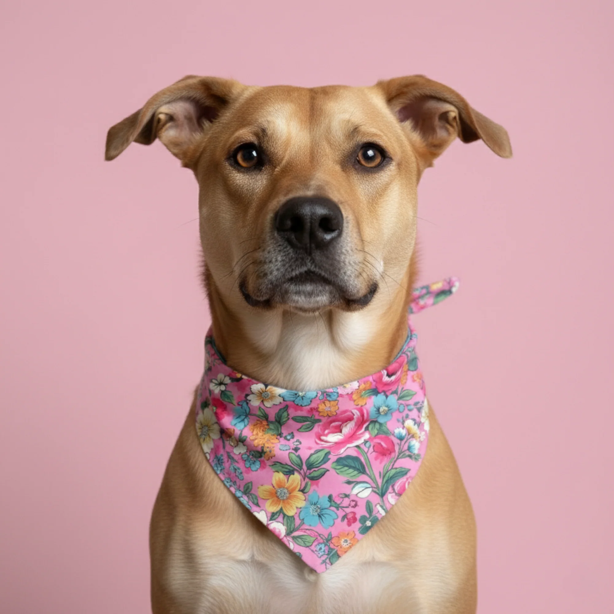 Spring Flower Dog Bandana - Image 2