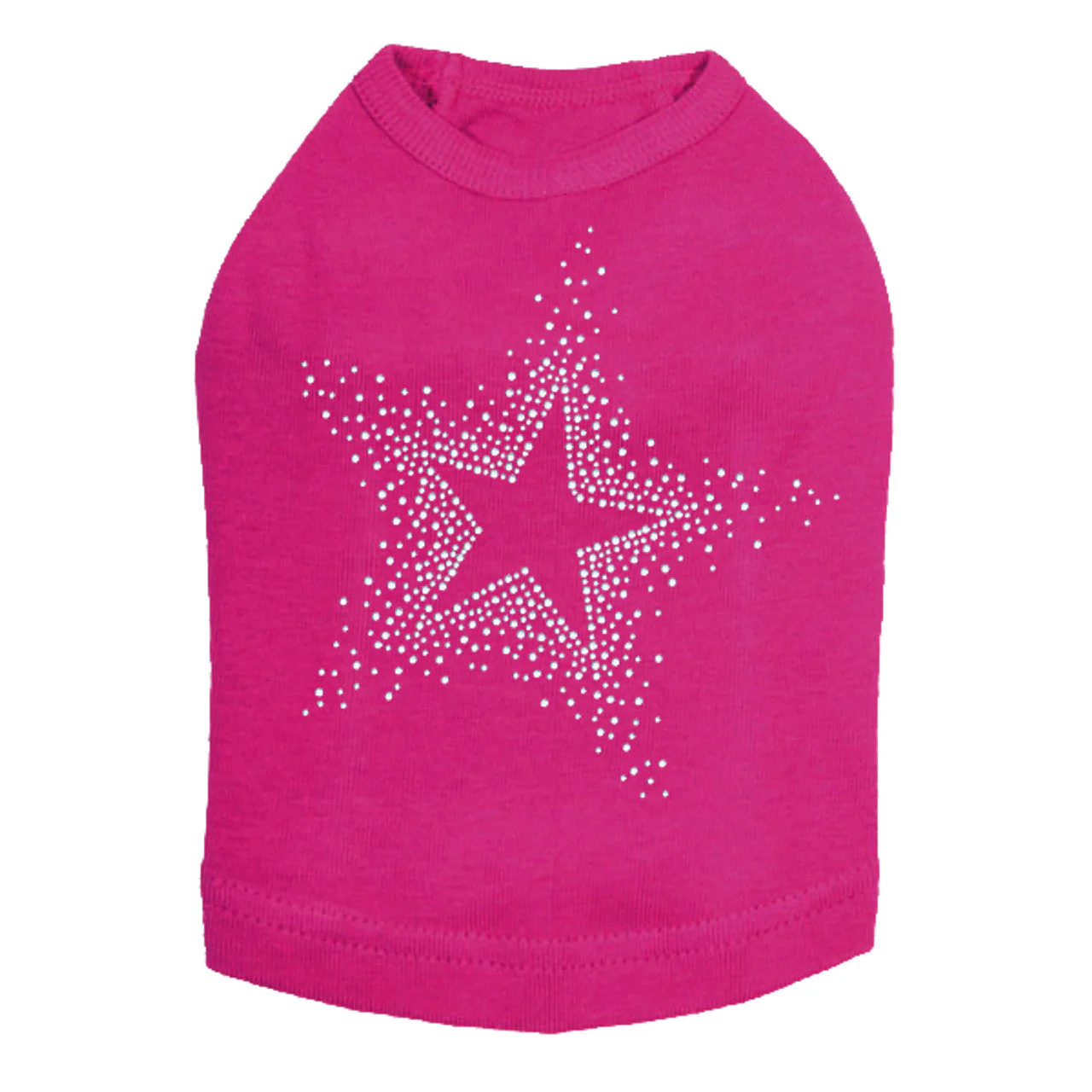 Star (Clear Rhinestones) - Dog Tank - Image 4
