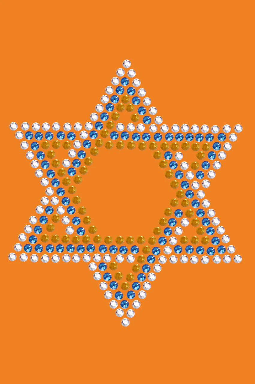 Star of David Blue & Gold (Small)- Bandanna - Image 12