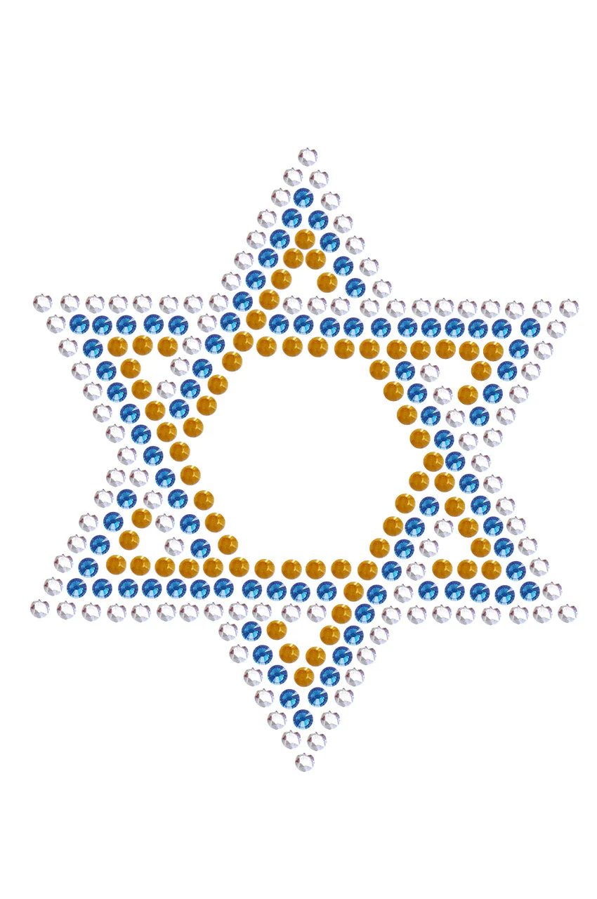 Star of David Blue & Gold (Small)- Bandanna - Image 15