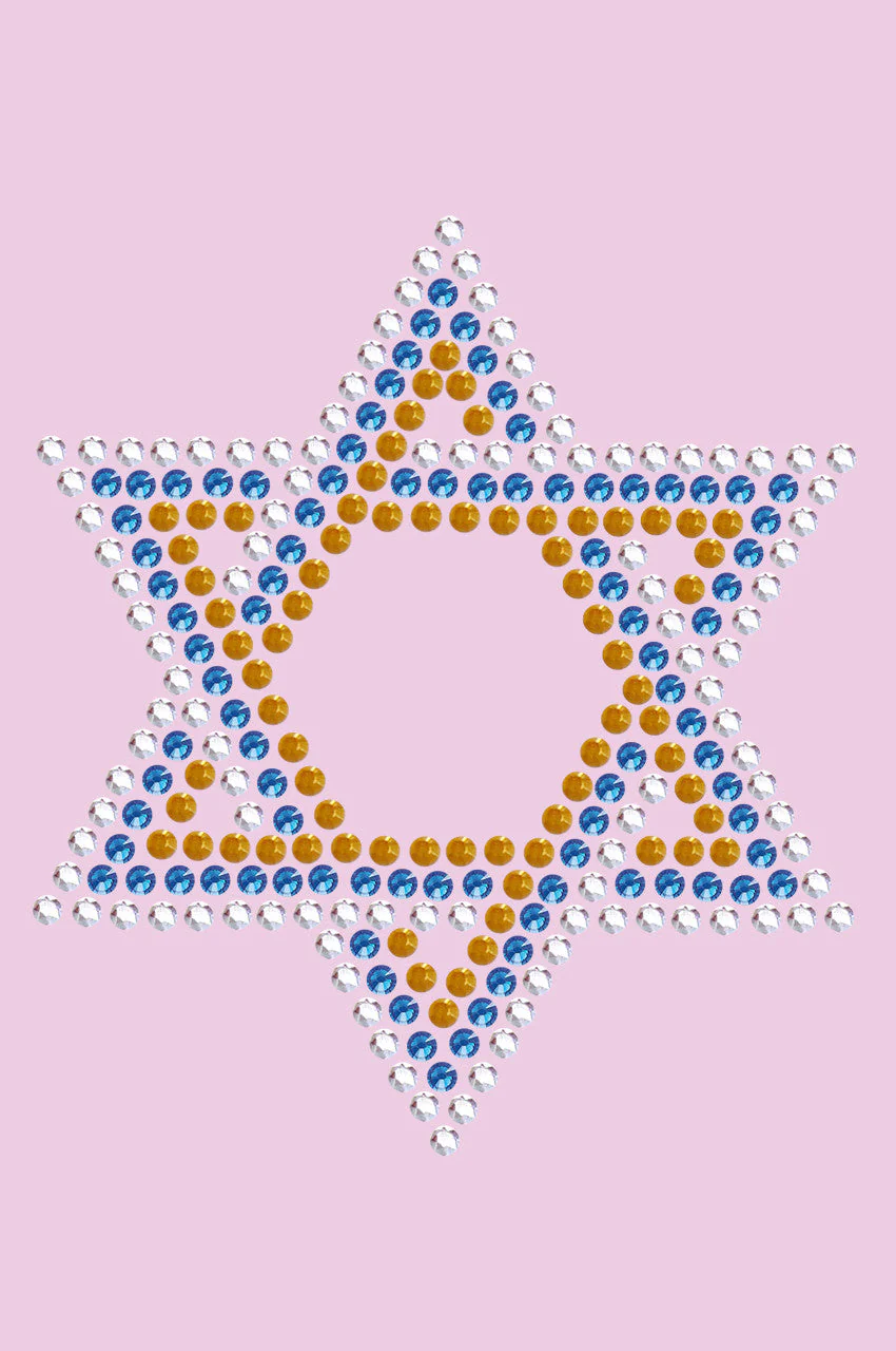 Star of David Blue & Gold (Small)- Bandanna - Image 6