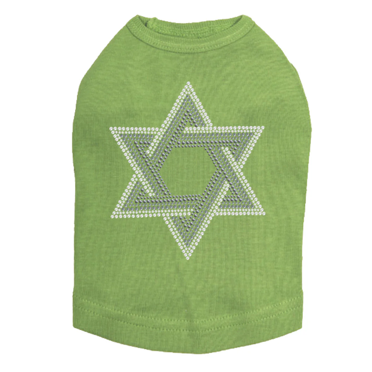 Star of David (Gray and Clear) - Dog Tank - Image 13