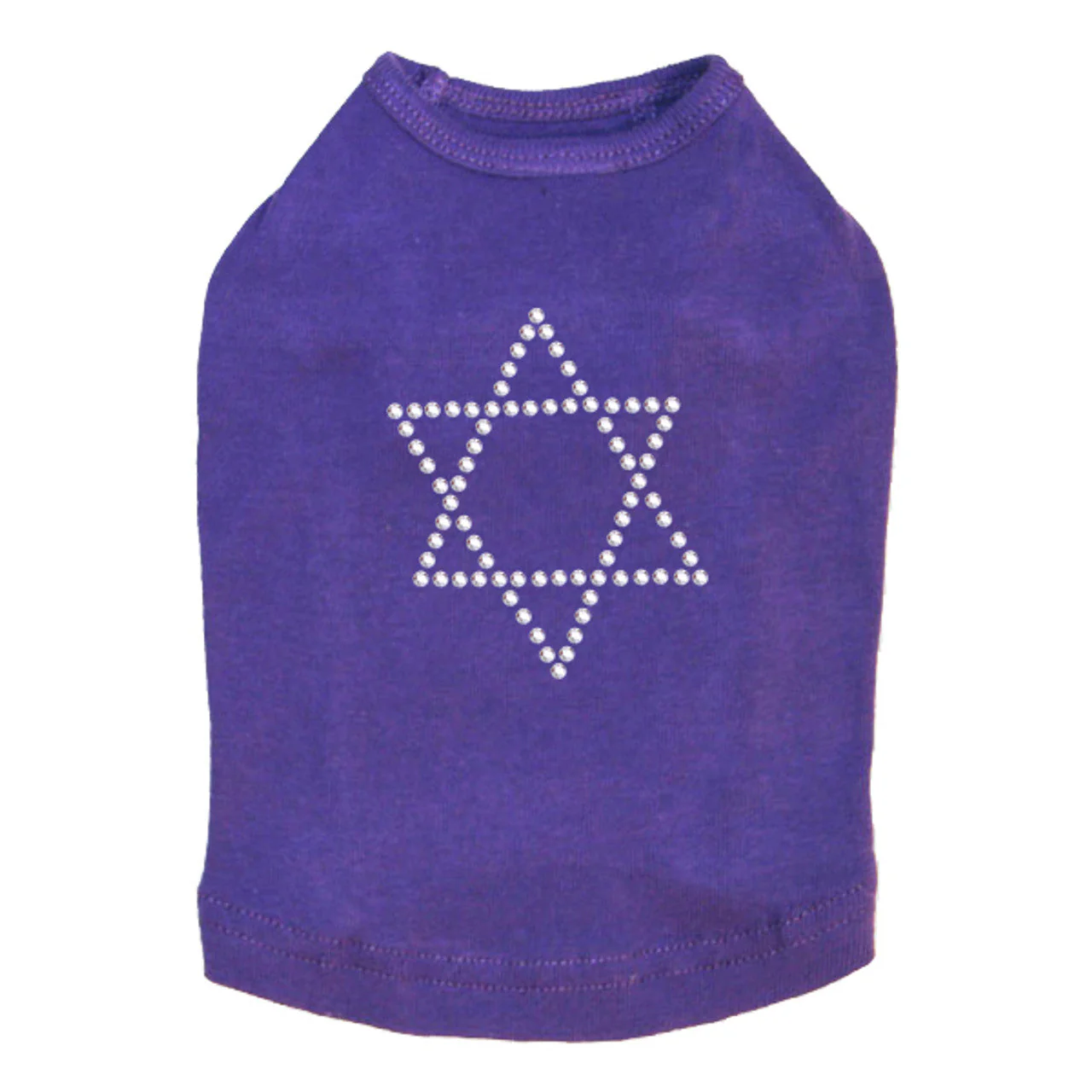 Star of David (Silver Studs) - Dog Tank - Image 10