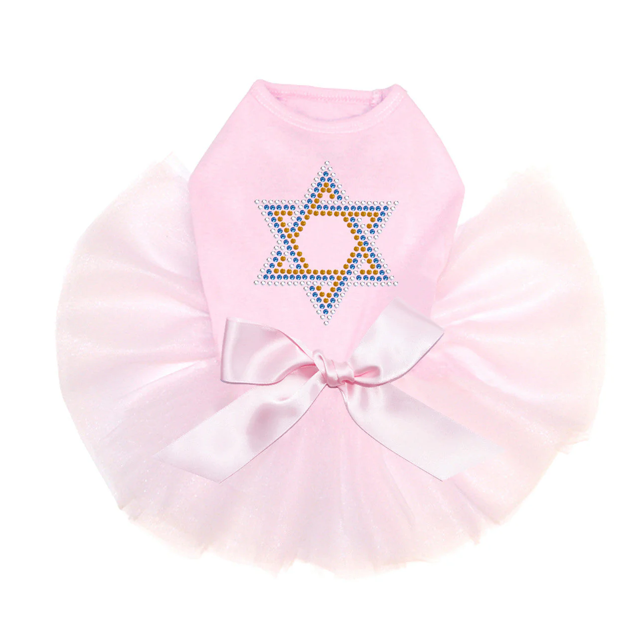 Star of David - Small (Blue, Silver, & Gold) - Custom Tutu - Image 2