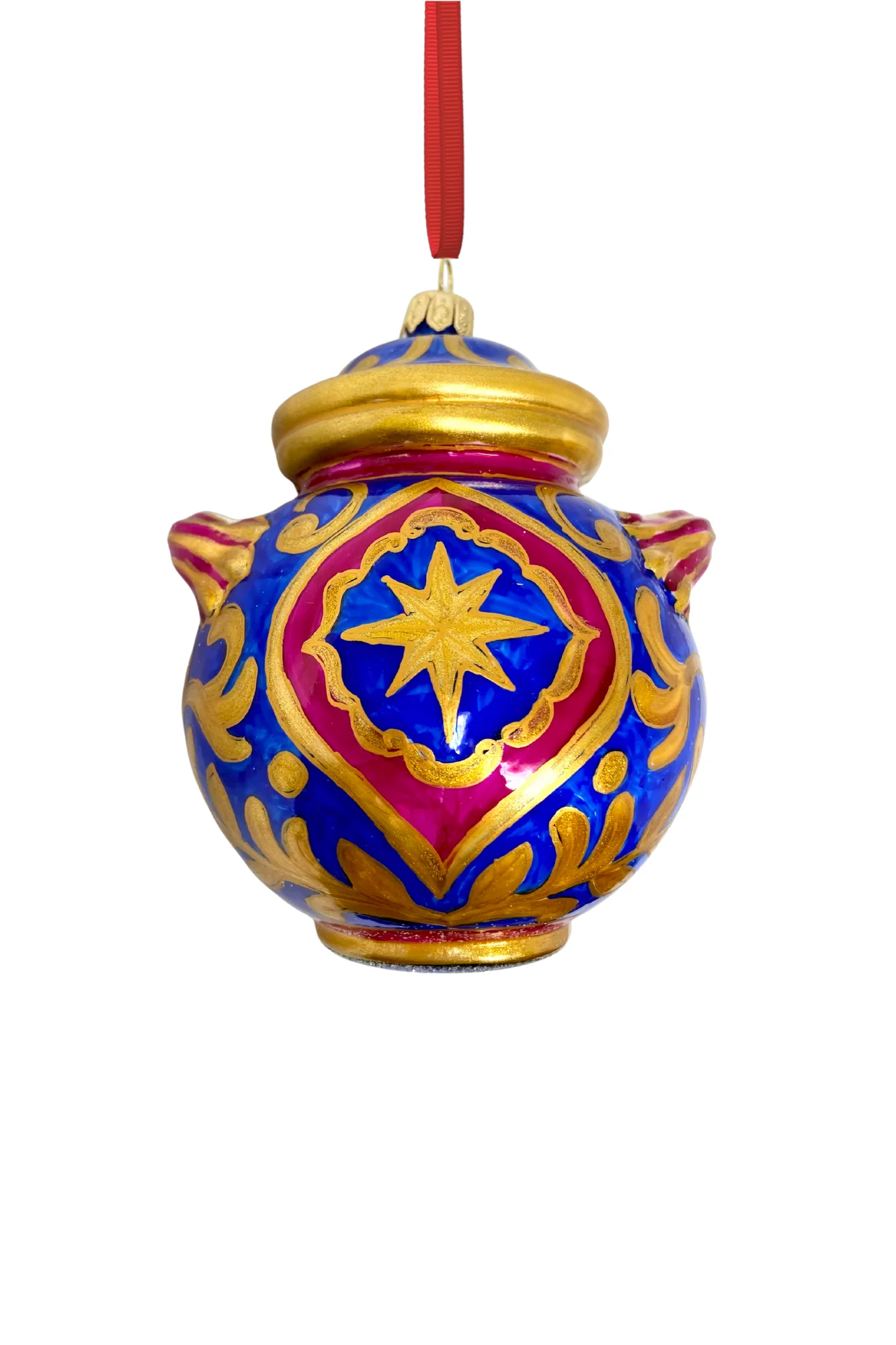 Star of Sicilia Jar Glass Christmas Ornament [PREORDER] - Image 3