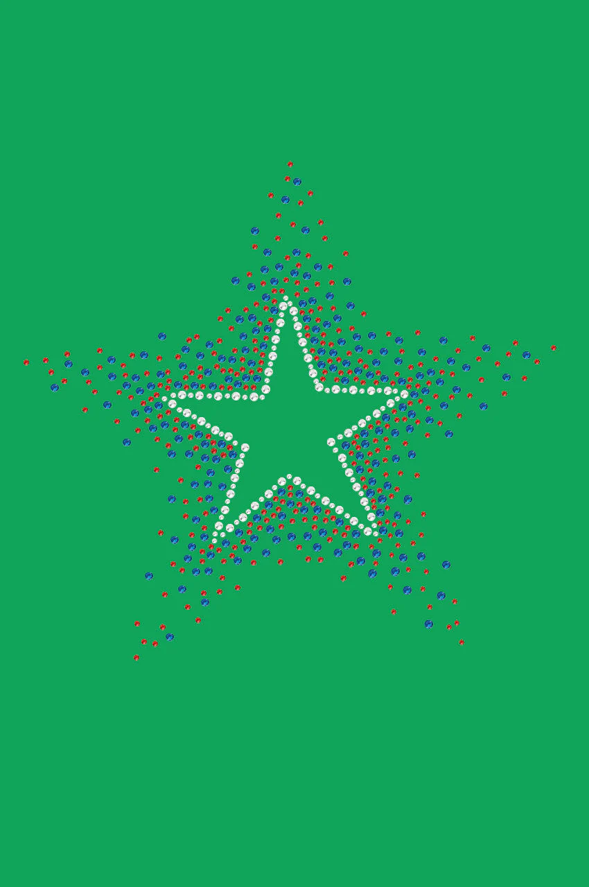 Star (Red & Blue)- Bandanna - Image 5
