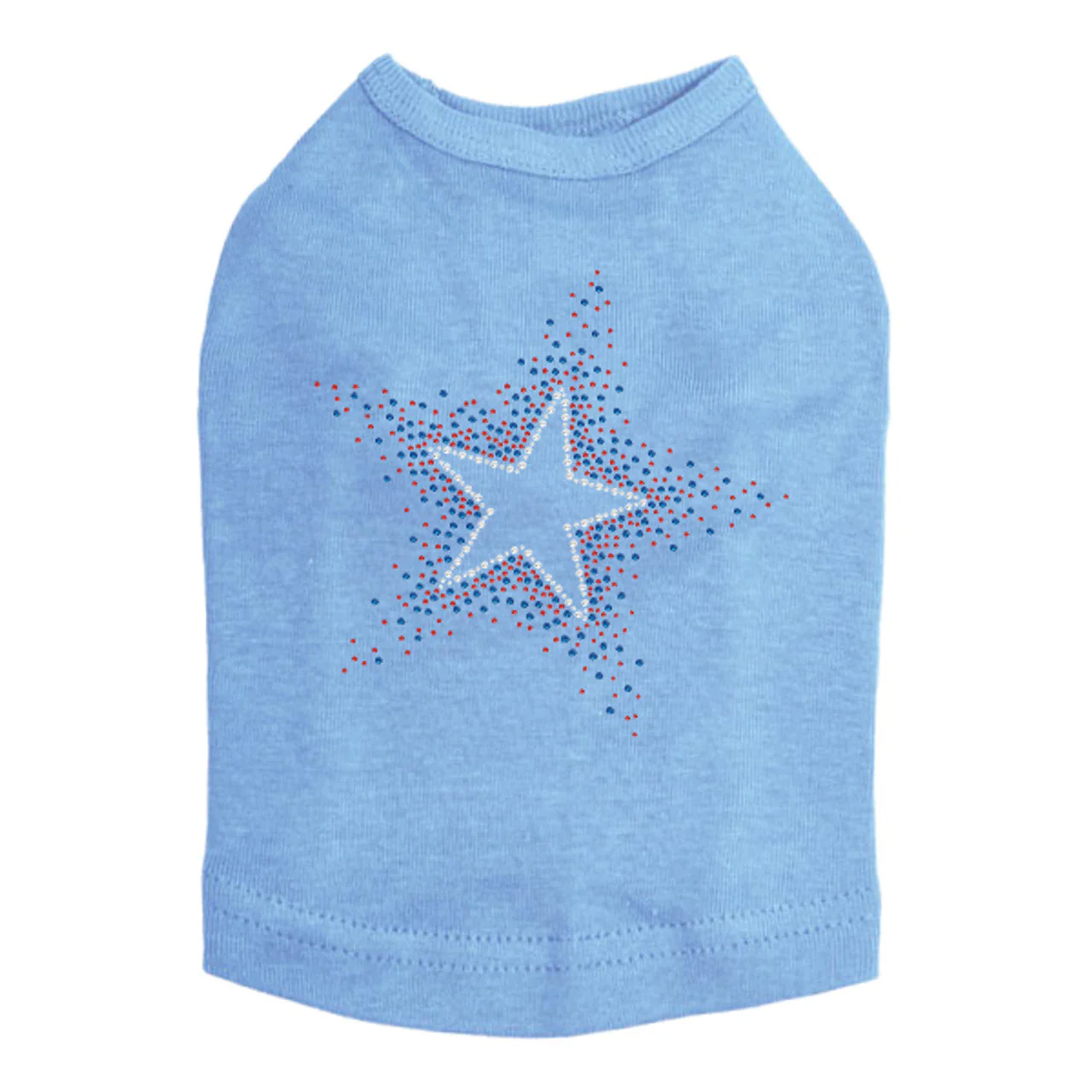 Star (Red & Blue) - Dog Tank - Image 2
