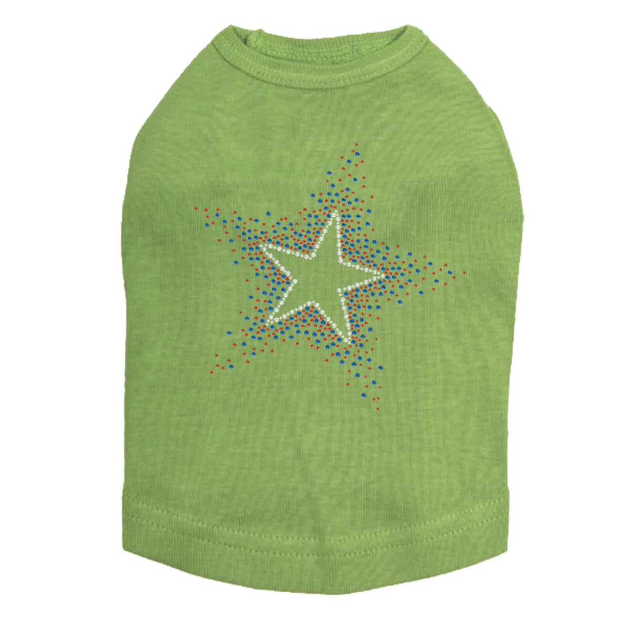 Star (Red & Blue) - Dog Tank - Image 4