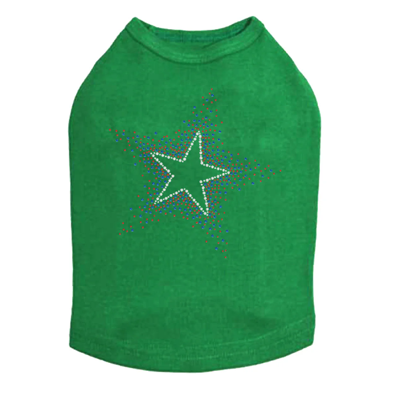 Star (Red & Blue) - Dog Tank - Image 5