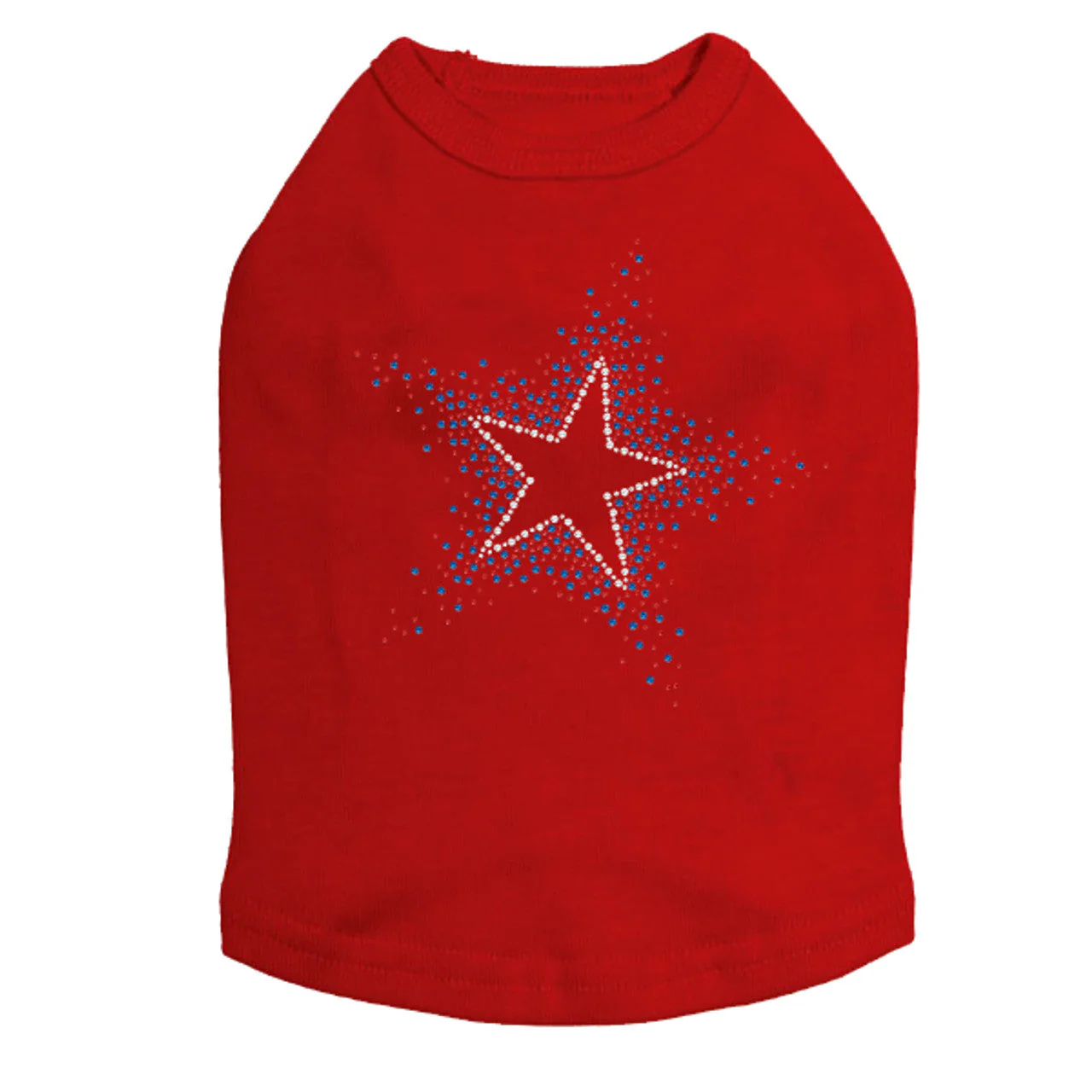 Star (Red & Blue) - Dog Tank - Image 7