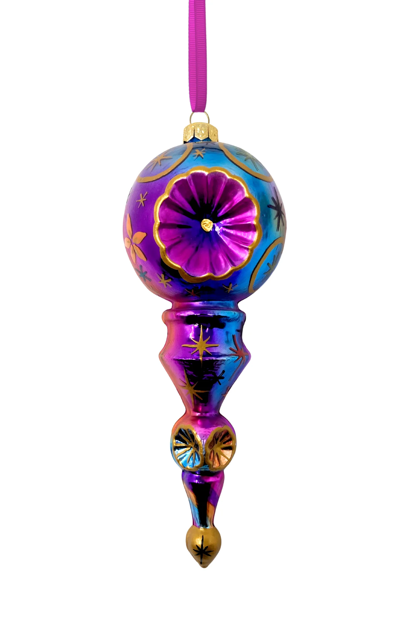Stardust Komet Glass Christmas Ornament - Image 3