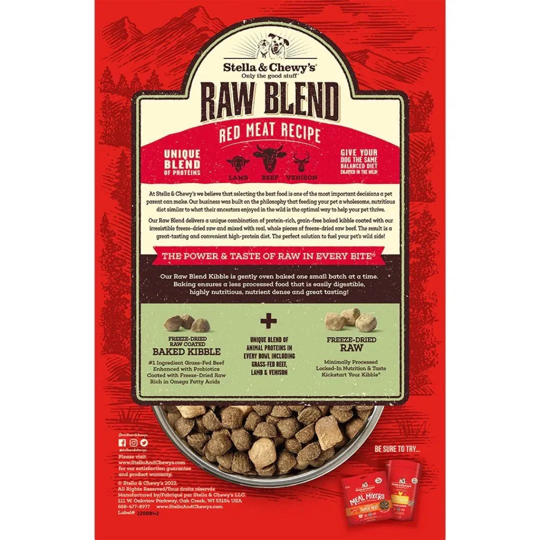 Stella & Chewy’s Raw Blend Red Meat Recipe Dog Food - Image 2