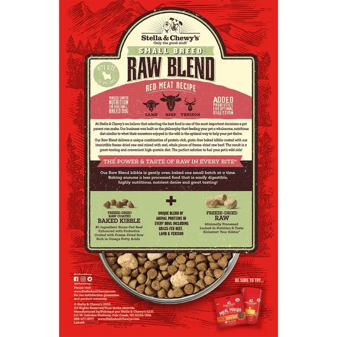 Stella & Chewy’s Raw Blend Small Breed Red Meat Recipe Dog Food - Image 2