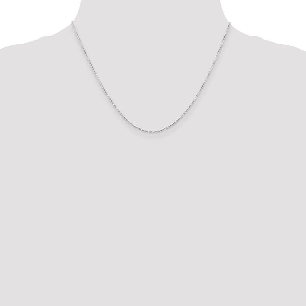 Sterling Silver Laser Etched Pekingese Dog 19mm Necklace - Image 2