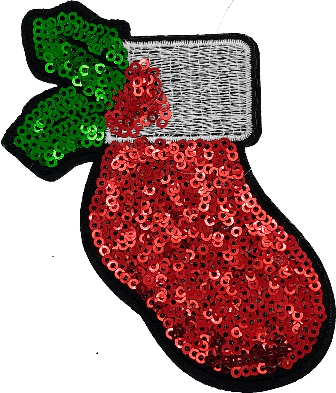 Stocking 3 (Red Sequin) - Patch