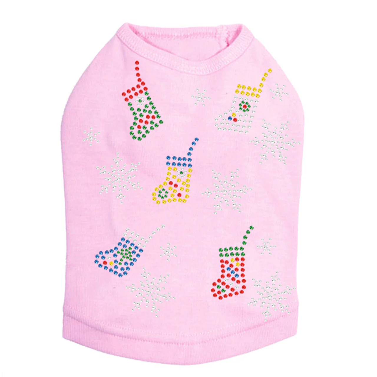 Stockings & Snowflakes - Dog Tank - Image 6