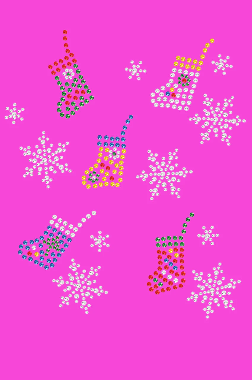 Stockings & Snowflakes - Women's Tee - Image 11