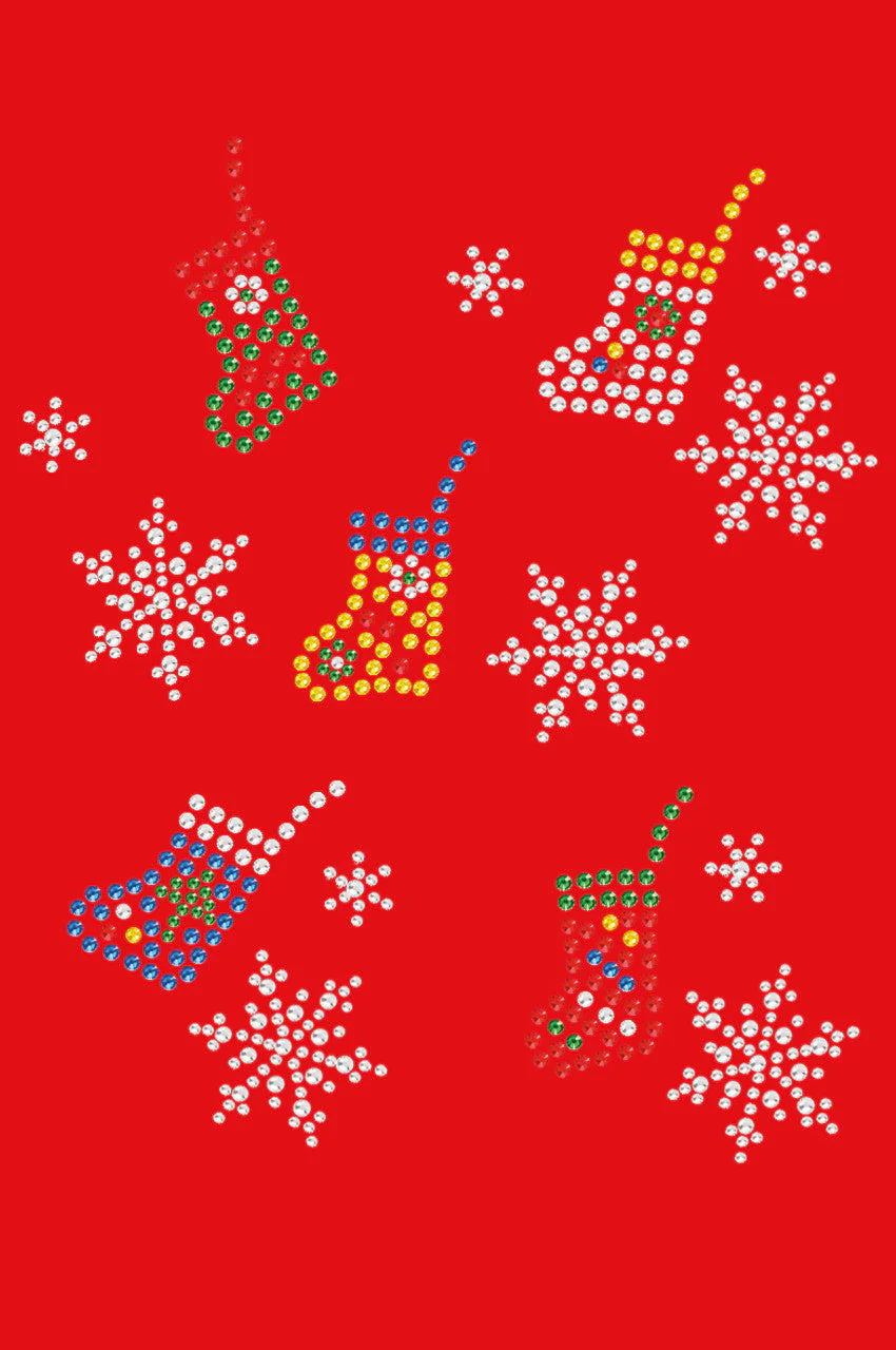 Stockings & Snowflakes - Women's Tee - Image 13