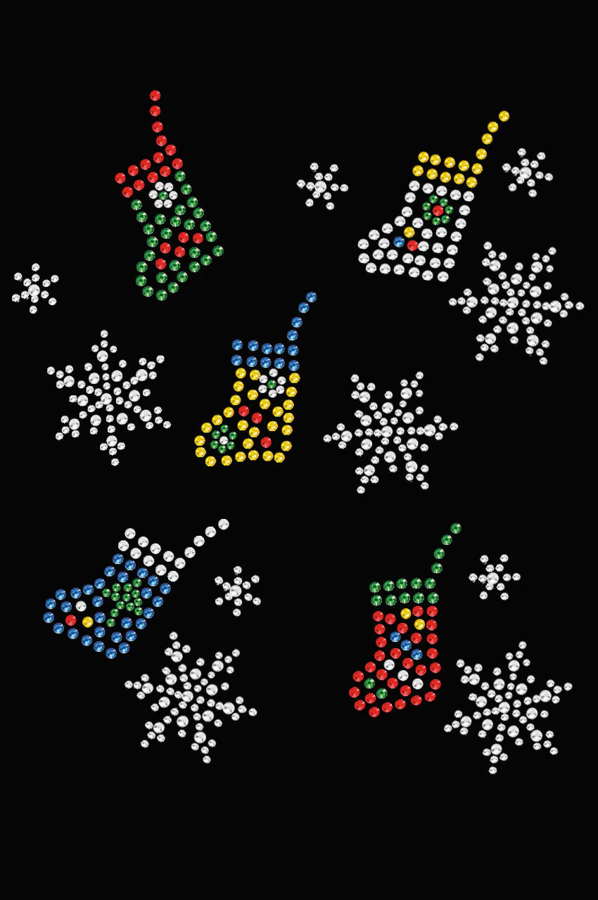 Stockings & Snowflakes - Women's Tee - Image 4