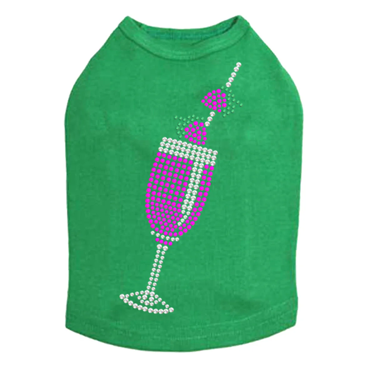 Strawberry Daiquiri - Rhinestones - Dog Tank - Image 7
