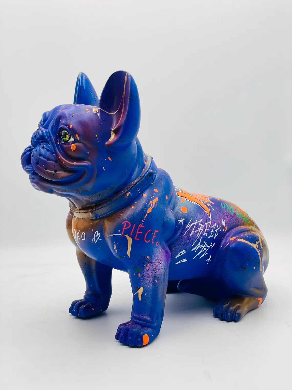 Street Art Design Custom French Bulldog Statue - Image 3