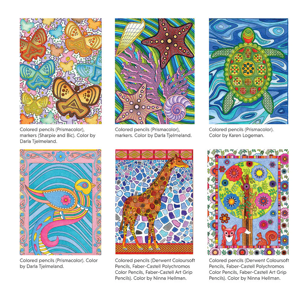 Stylized Animals Coloring Book - Image 2